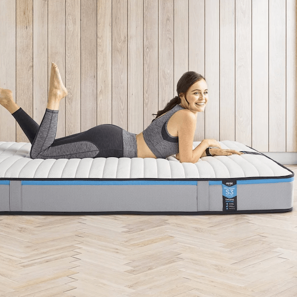Image of Benchmark S3 Memory Eco-friendly Mattress made in the UK by Jay-Be. Buying this product supports a UK business, jobs and the local community