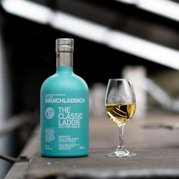 A glimpse of diverse products by Bruichladdich Distillery, supporting the UK economy on YouK.