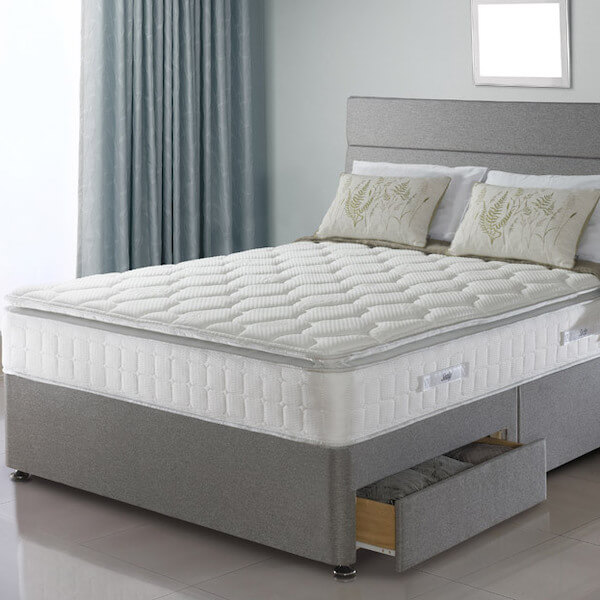 Image of Posturepedic Nostromo Latex 1400 Pocket Pillow Top Mattress by Sealy, designed, produced or made in the UK. Buying this product supports a UK business, jobs and the local community.