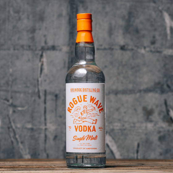 Image of Rogue Wave Vodka made in the UK by BrewDog Distilling Co. Buying this product supports a UK business, jobs and the local community