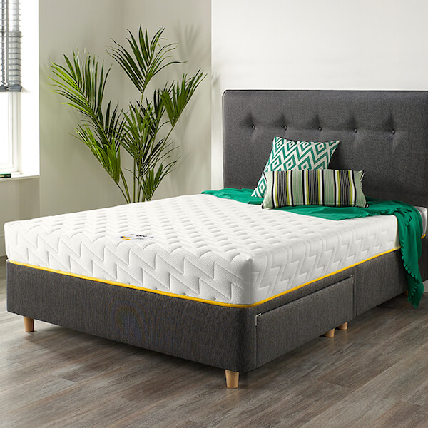 Image of Relyon Bee Relaxed Mattress made in the UK. Buying this product supports a UK business, jobs and the local community