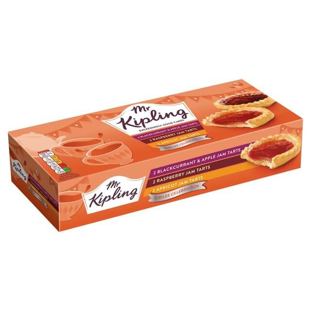 A glimpse of diverse products by Mr. Kipling, supporting the UK economy on YouK.