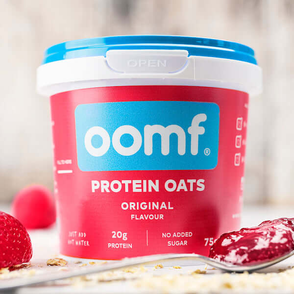Image of Oomf Protein Oats Porridge made in the UK by Oomf!. Buying this product supports a UK business, jobs and the local community
