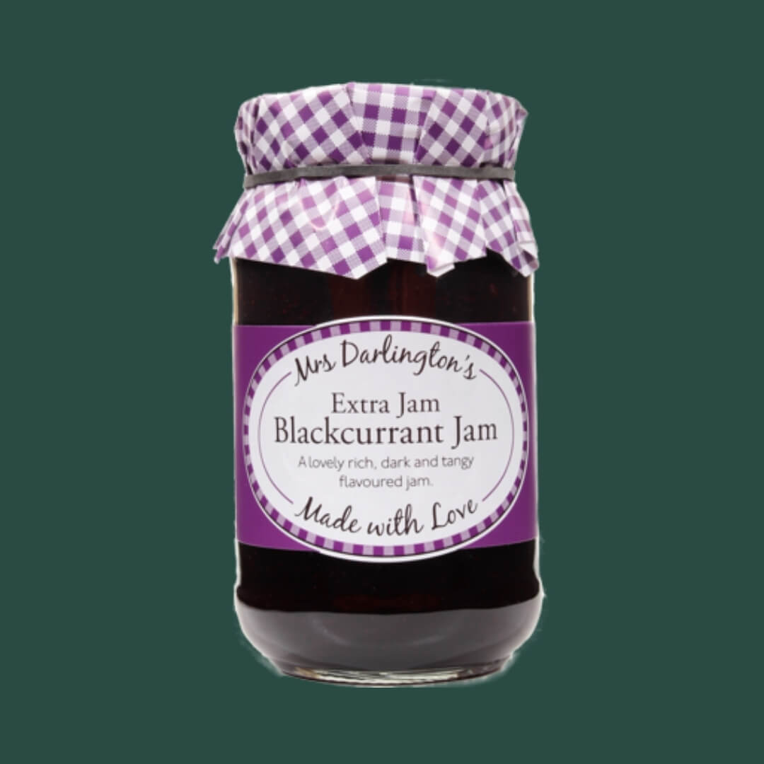 Image of Blackcurrant Jam by Mrs Darlington's, designed, produced or made in the UK. Buying this product supports a UK business, jobs and the local community.