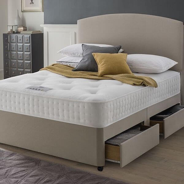Image of Novaro 1000 Pocket Ortho Mattress made in the UK by Rest Assured. Buying this product supports a UK business, jobs and the local community
