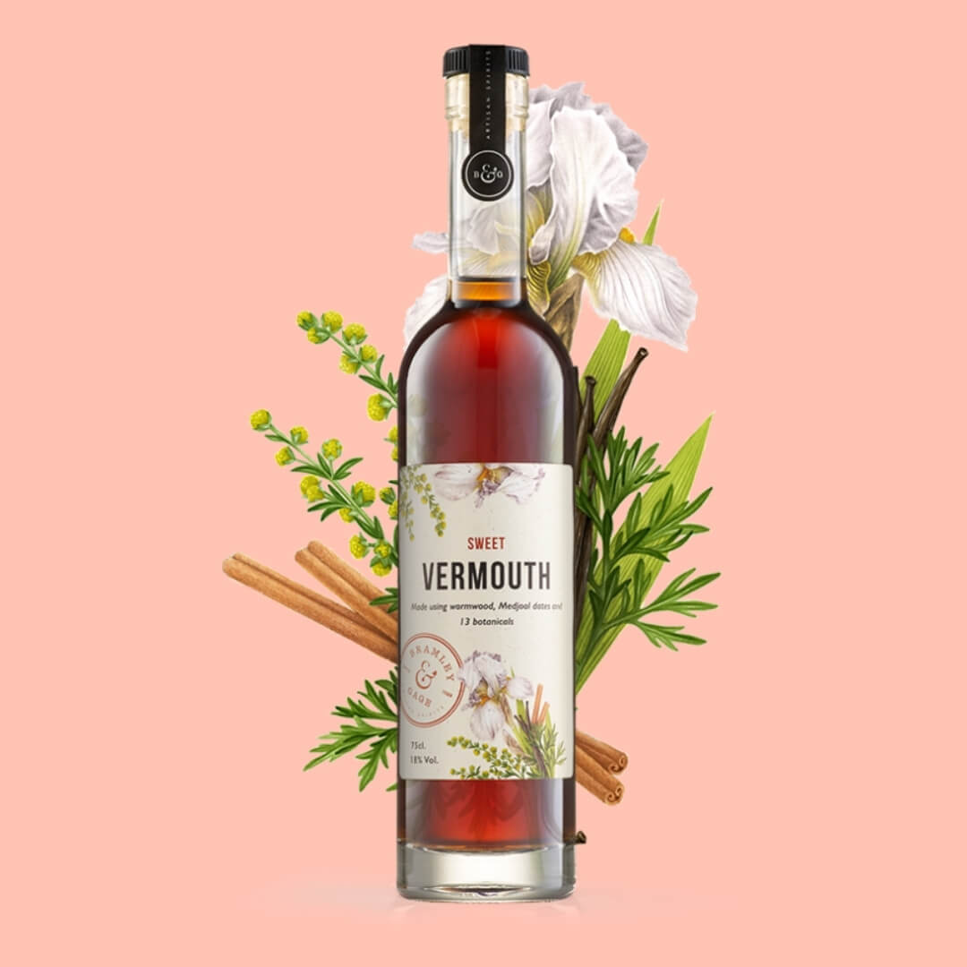 Image of Bramley & Gage Sweet Vermouth by 6 O'Clock Gin, designed, produced or made in the UK. Buying this product supports a UK business, jobs and the local community.