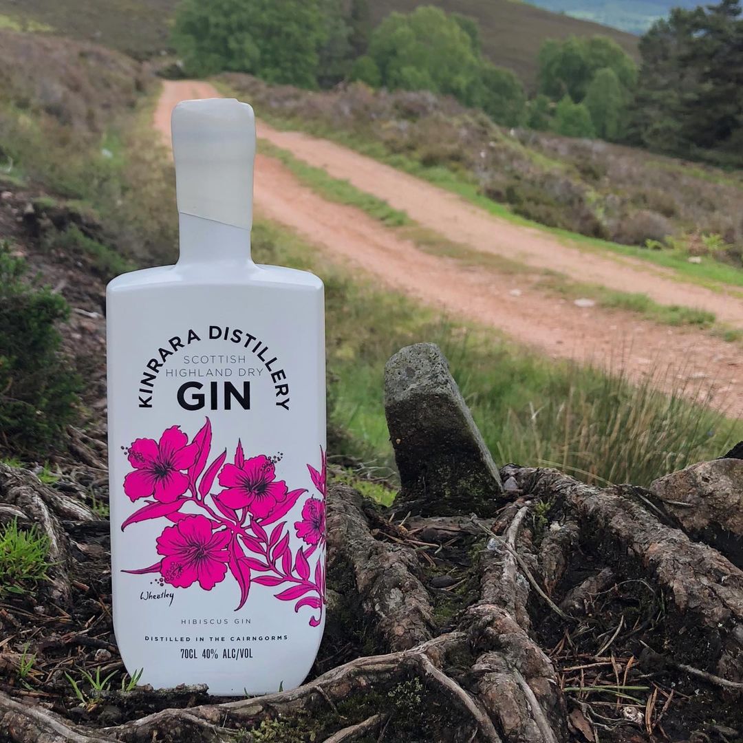 Image of Kinrara Hibiscus Gin made in the UK by Kinrara Distillery. Buying this product supports a UK business, jobs and the local community