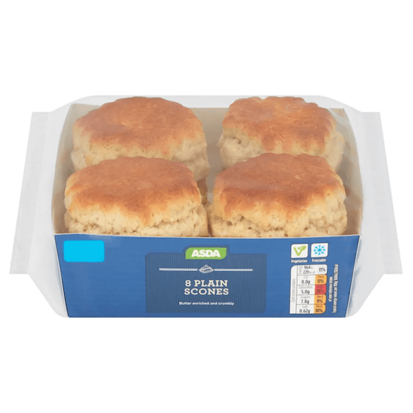 Image of Scones by Asda for Cake, designed, produced or made in the UK. Buying this product supports a UK business, jobs and the local community.
