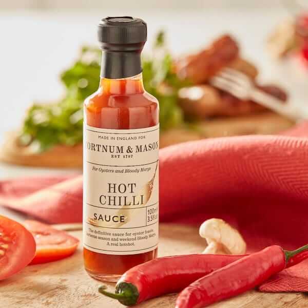 Image of Hot Chilli Sauce made in the UK by Fortnum & Mason. Buying this product supports a UK business, jobs and the local community