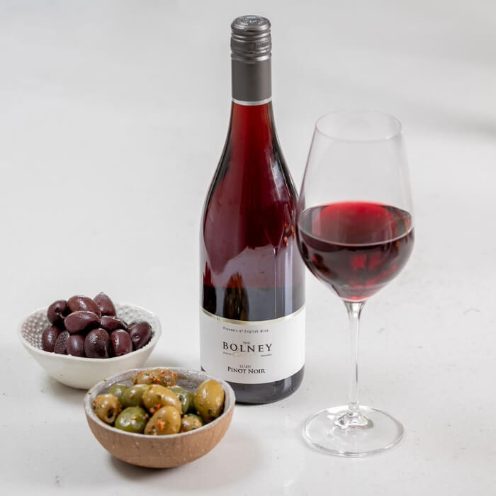 Image of Pinot Noir 2021 by Bolney Estate, designed, produced or made in the UK. Buying this product supports a UK business, jobs and the local community.
