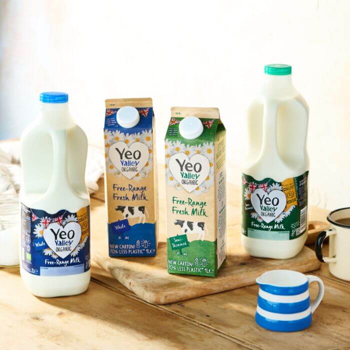 A glimpse of diverse products by Yeo Valley, supporting the UK economy on YouK.