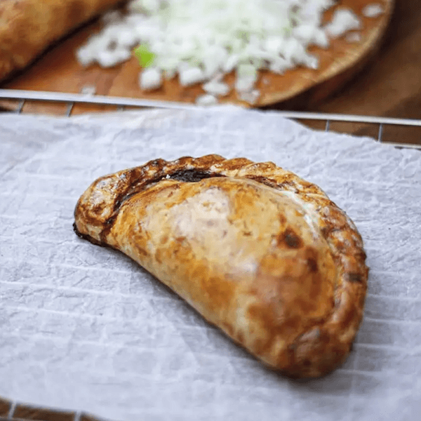 Image of Cornish Pasties made in the UK by Portreath Bakery. Buying this product supports a UK business, jobs and the local community
