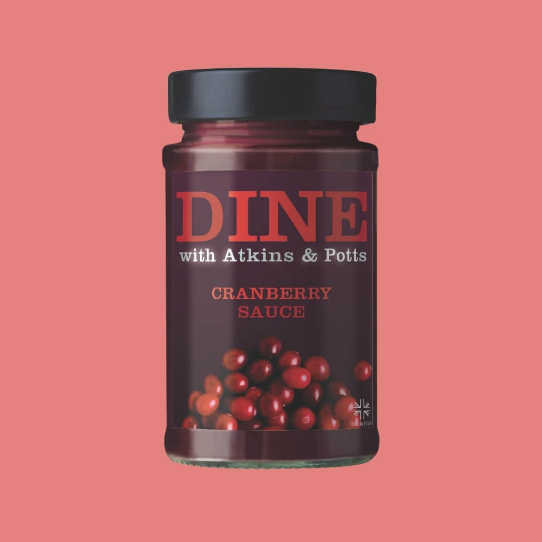 Image of Cranberry Sauce made in the UK by Atkins & Potts. Buying this product supports a UK business, jobs and the local community