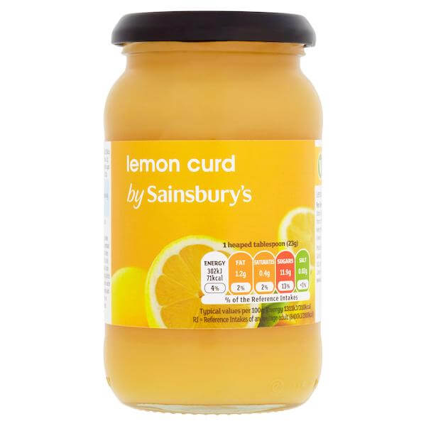Image of Sainsburys Lemon Curd made in the UK by Sainsbury's. Buying this product supports a UK business, jobs and the local community