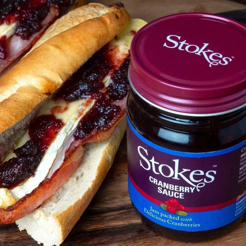 Image of Cranberry Sauce made in the UK by Stokes. Buying this product supports a UK business, jobs and the local community