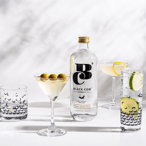 Image of Vodka by Black Cow, designed, produced or made in the UK. Buying this product supports a UK business, jobs and the local community.