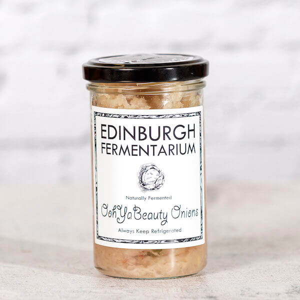 Image of OohYaBeauty Onions made in the UK by Edinburgh Fermentarium. Buying this product supports a UK business, jobs and the local community