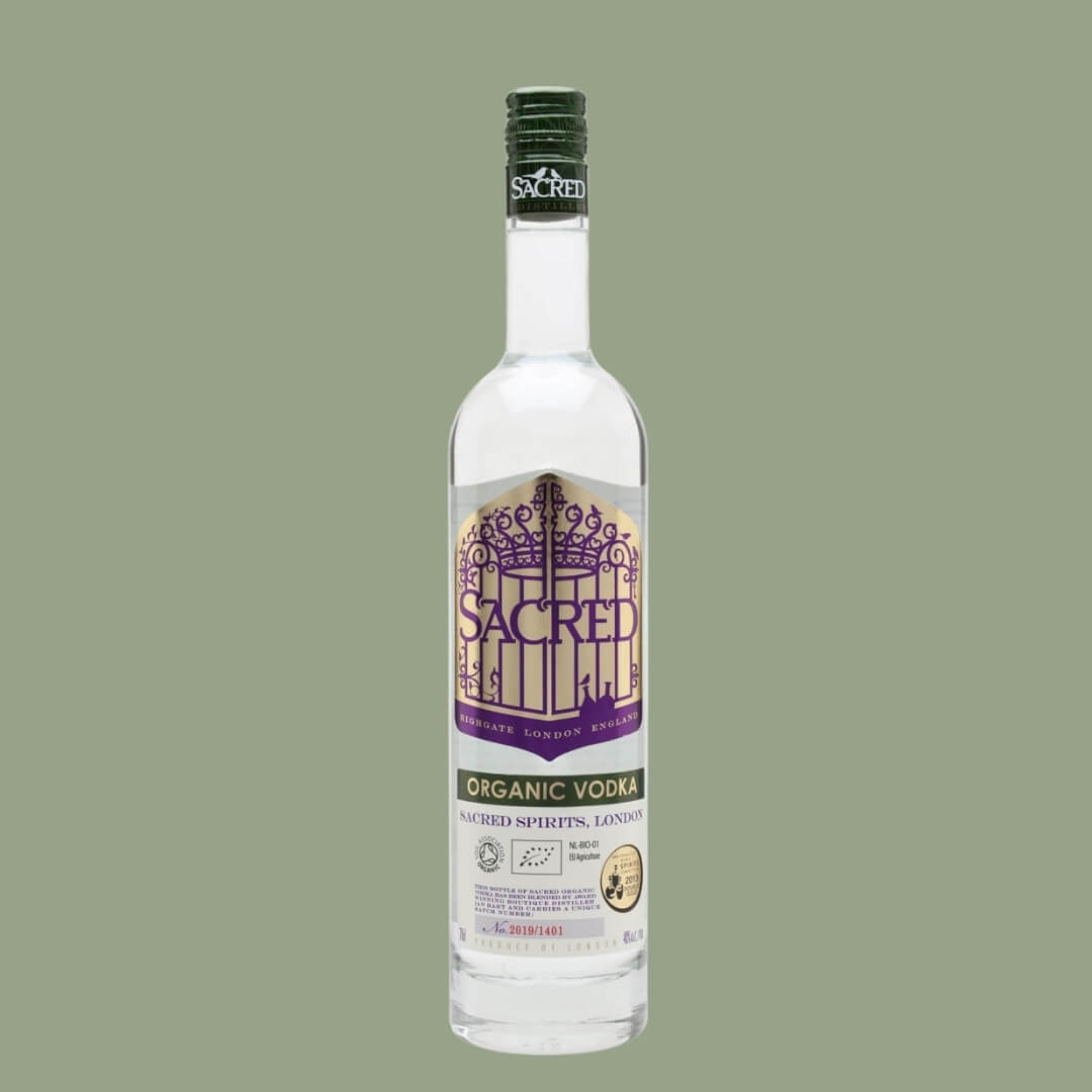Image of Sacred Organic Vodka made in the UK by Sacred Spirits. Buying this product supports a UK business, jobs and the local community