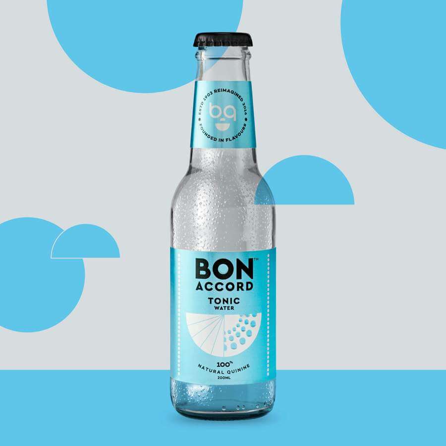Image of Tonic Water | 24x200ml Bottles made in the UK by Bon Accord. Buying this product supports a UK business, jobs and the local community