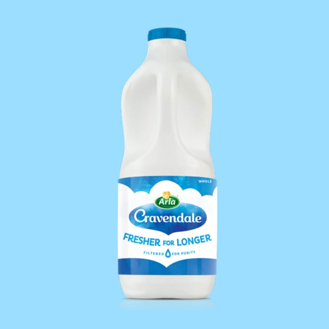 Image of Cravendale Fresh Whole Milk made in the UK by Arla. Buying this product supports a UK business, jobs and the local community