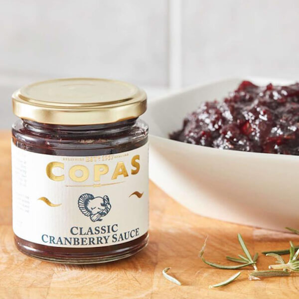 Image of Classic Cranberry Sauce by Copas, designed, produced or made in the UK. Buying this product supports a UK business, jobs and the local community.
