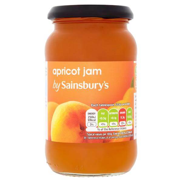 Image of Apricot Jam made in the UK by Sainsbury's. Buying this product supports a UK business, jobs and the local community