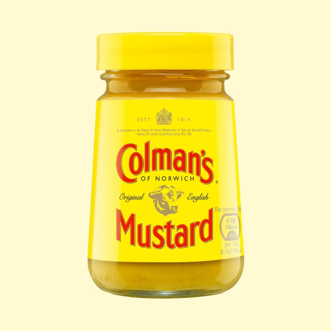 Image of Original English Mustard by Colman's, designed, produced or made in the UK. Buying this product supports a UK business, jobs and the local community.