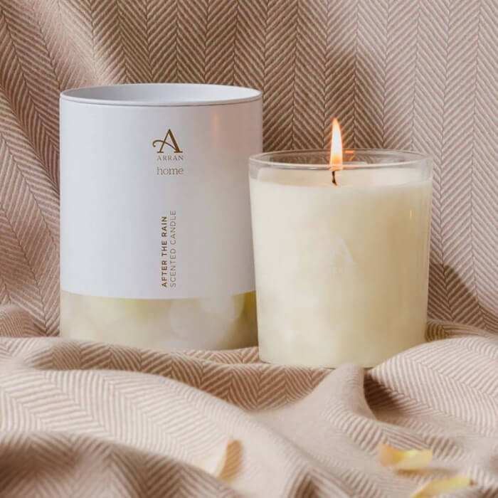 Image of After the Rain Candle by Arran Sense of Scotland, designed, produced or made in the UK. Buying this product supports a UK business, jobs and the local community.
