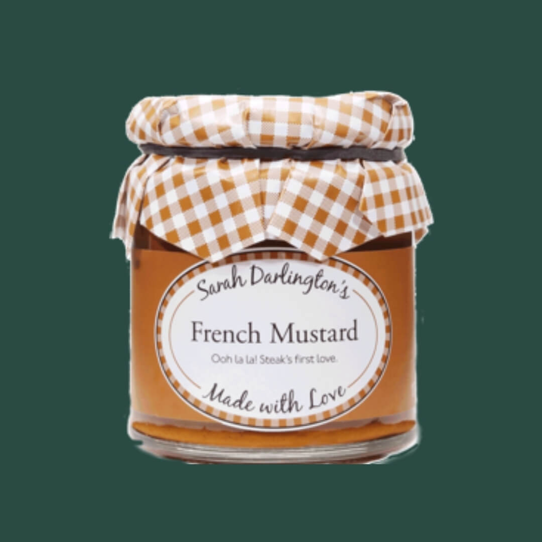 Image of French Mustard by Mrs Darlington's, designed, produced or made in the UK. Buying this product supports a UK business, jobs and the local community.
