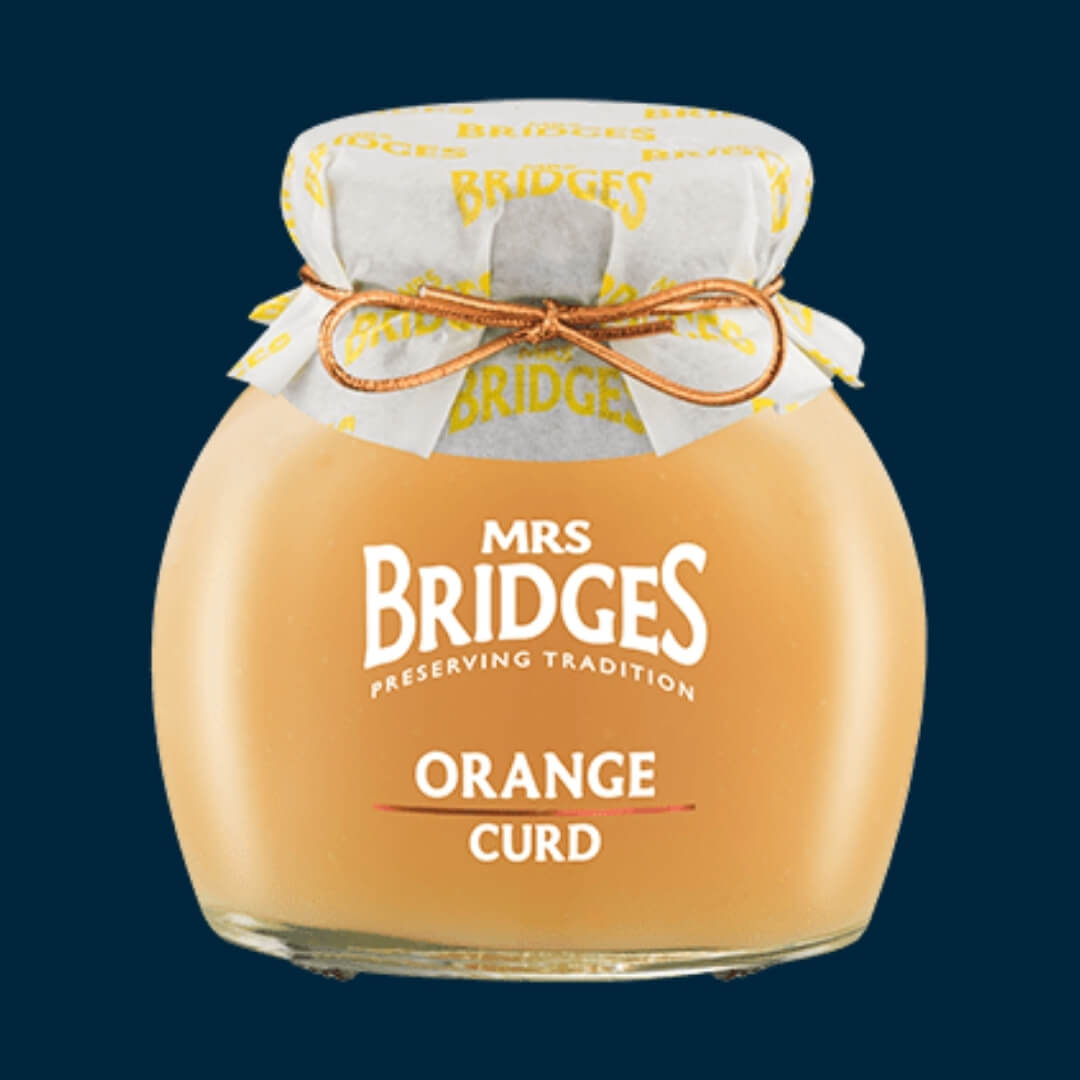 Image of Orange Curd made in the UK by Mrs Bridges. Buying this product supports a UK business, jobs and the local community