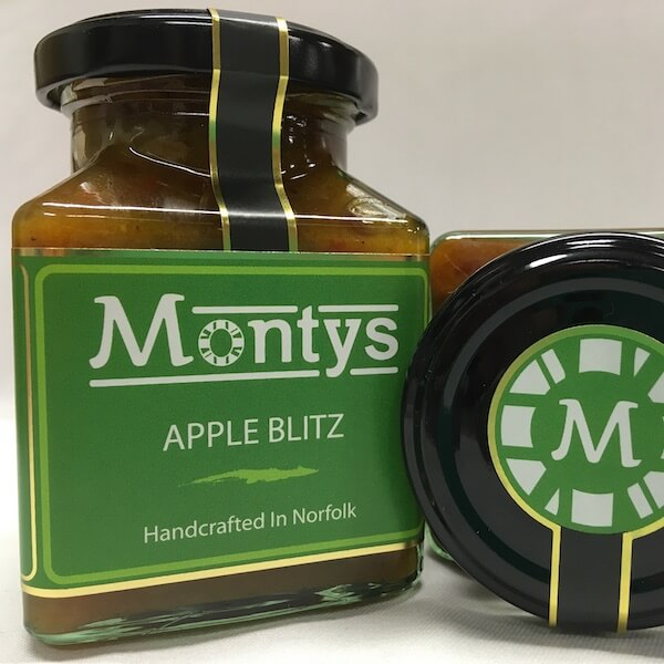 Image of Monty's Apple Blitz by Essence Foods, designed, produced or made in the UK. Buying this product supports a UK business, jobs and the local community.
