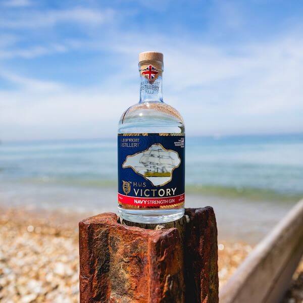 Image of HMS Victory Navy Strength Rum by The Isle of Wight Distillery, designed, produced or made in the UK. Buying this product supports a UK business, jobs and the local community.