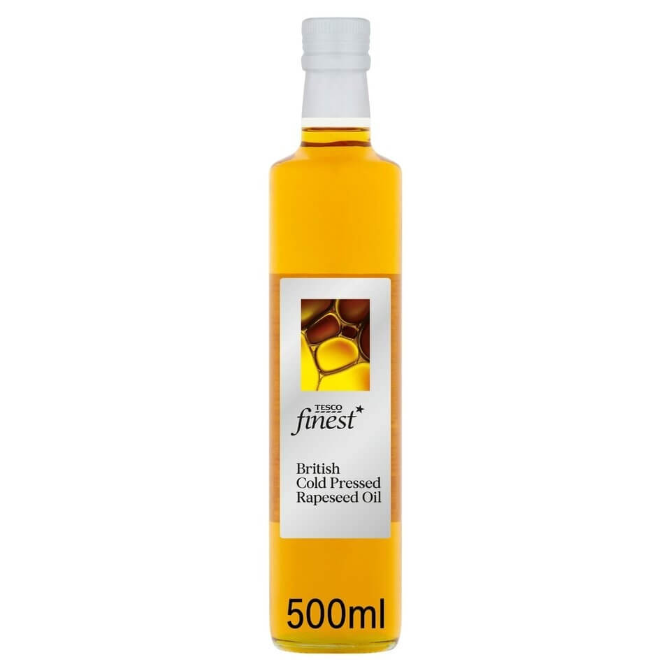 Image of Finest British Cold Press Rapeseed Oil made in the UK by Tesco. Buying this product supports a UK business, jobs and the local community