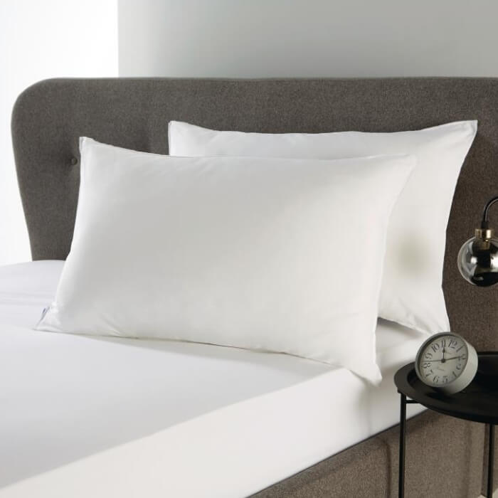 Image of Mitre Linen Comfort Palace Pillow by Mitre Linen for Pillows, designed, produced or made in the UK. Buying this product supports a UK business, jobs and the local community.