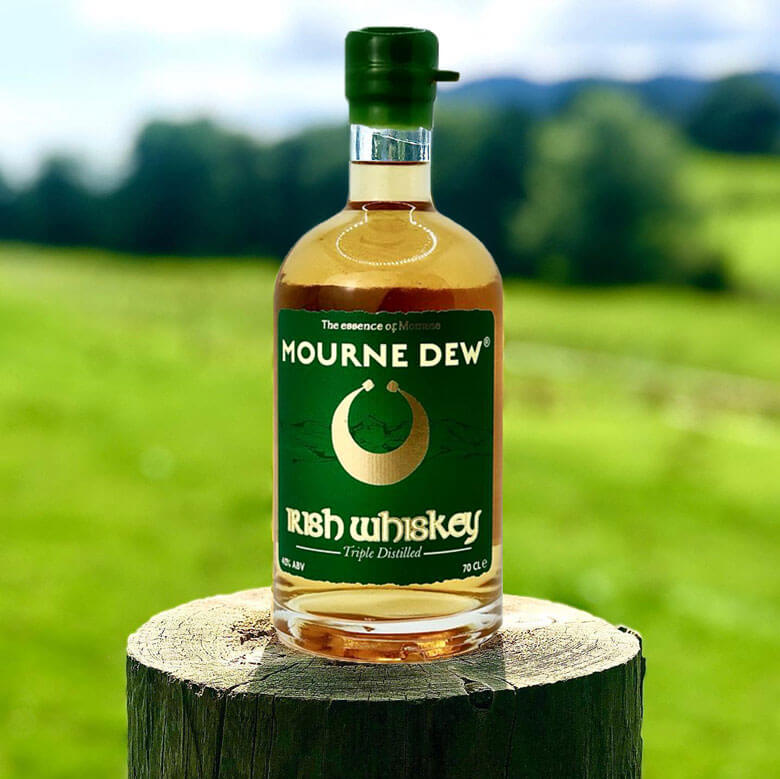 Image of Triple Distilled Irish Whiskey made in the UK by Mourne Dew Distillery. Buying this product supports a UK business, jobs and the local community