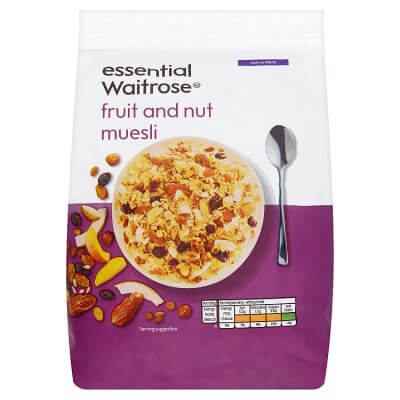 Image of Essential   Muesli made in the UK by Waitrose. Buying this product supports a UK business, jobs and the local community