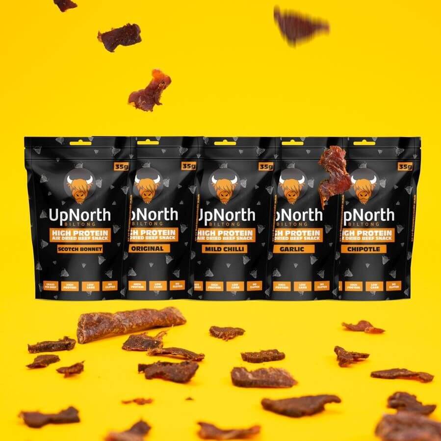 A glimpse of diverse products by UpNorth Biltong, supporting the UK economy on YouK.