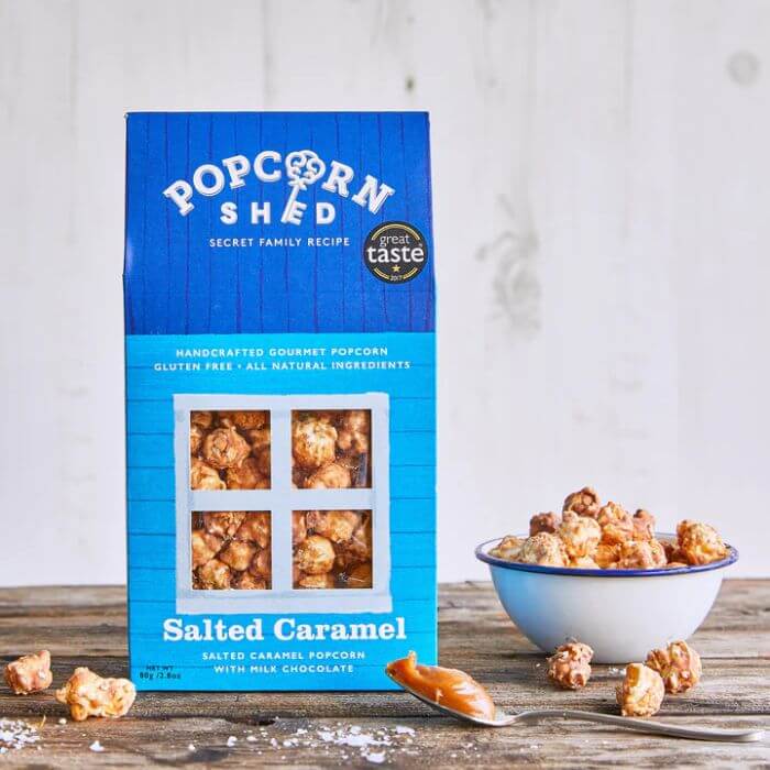 A glimpse of diverse products by Popcorn Shed, supporting the UK economy on YouK.