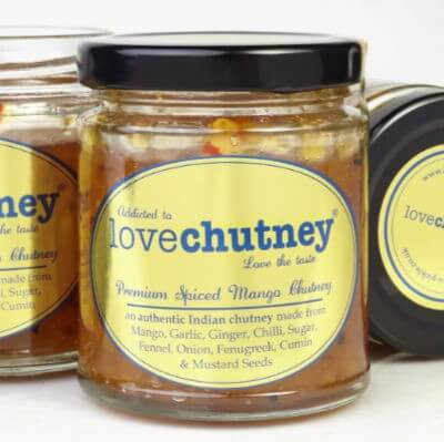 Image of Spiced Mango Chutney made in the UK by lovepickle. Buying this product supports a UK business, jobs and the local community