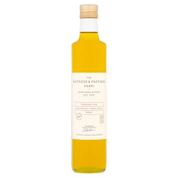 Image of Leckford Estate Rapeseed Oil made in the UK by Waitrose. Buying this product supports a UK business, jobs and the local community