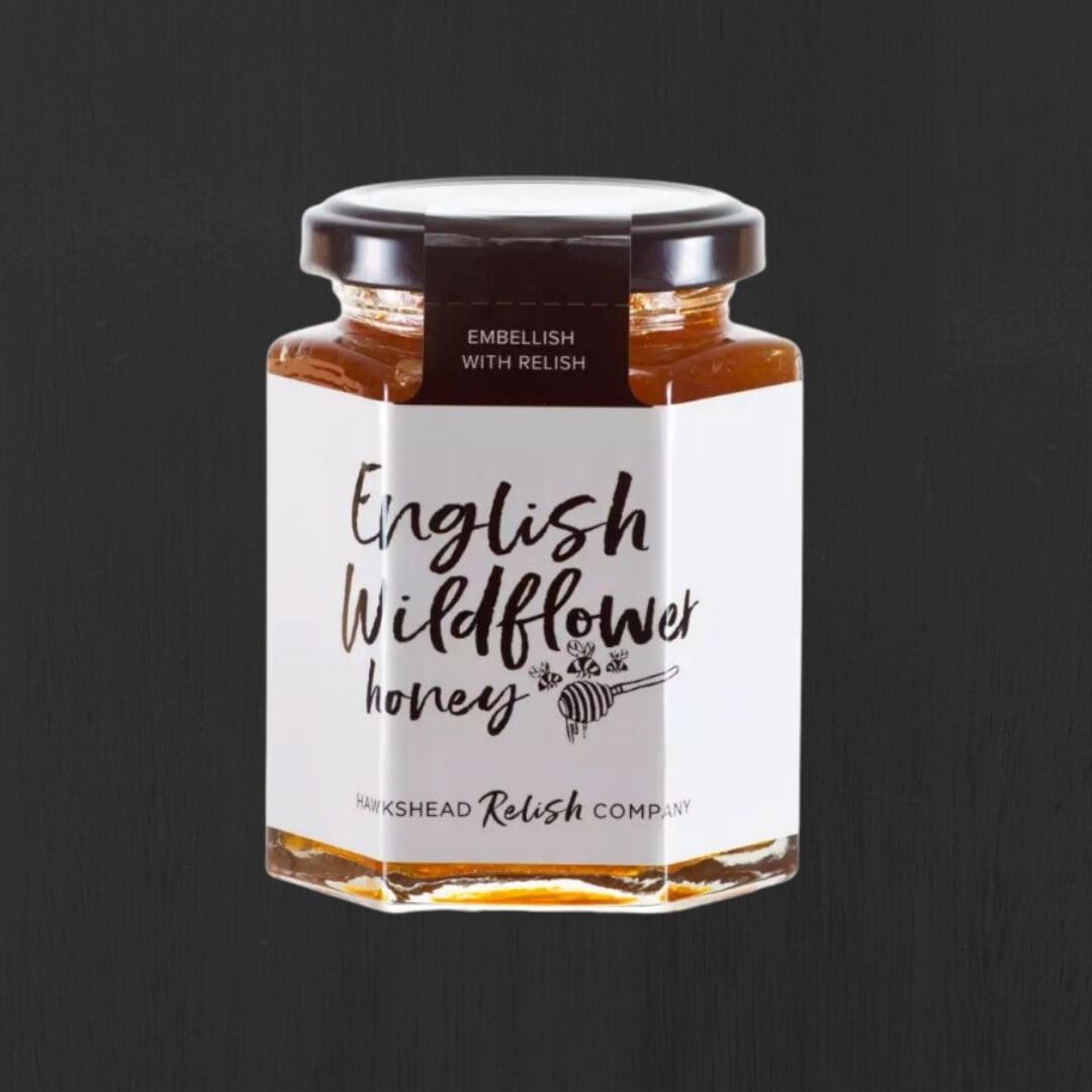 Image of English Wildflower Honey made in the UK by Hawkshead Relish Company. Buying this product supports a UK business, jobs and the local community