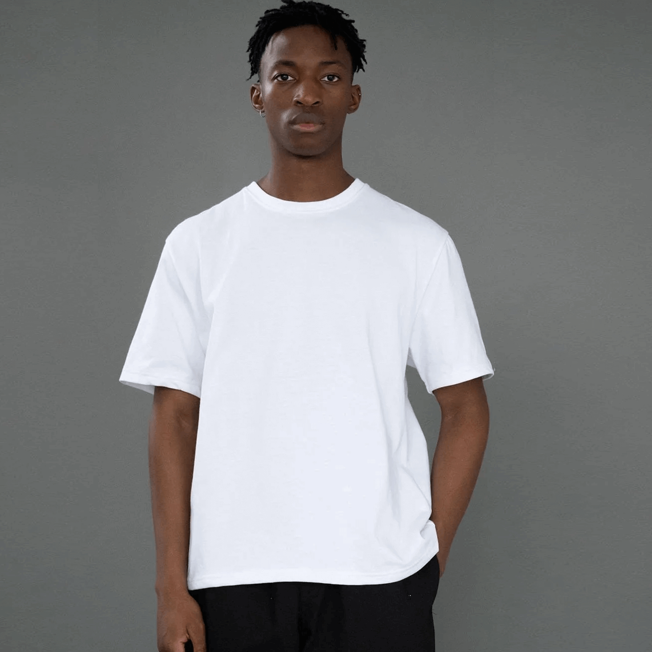 Image of Base Organic Heavy T-Shirt made in the UK by WAWWA. Buying this product supports a UK business, jobs and the local community