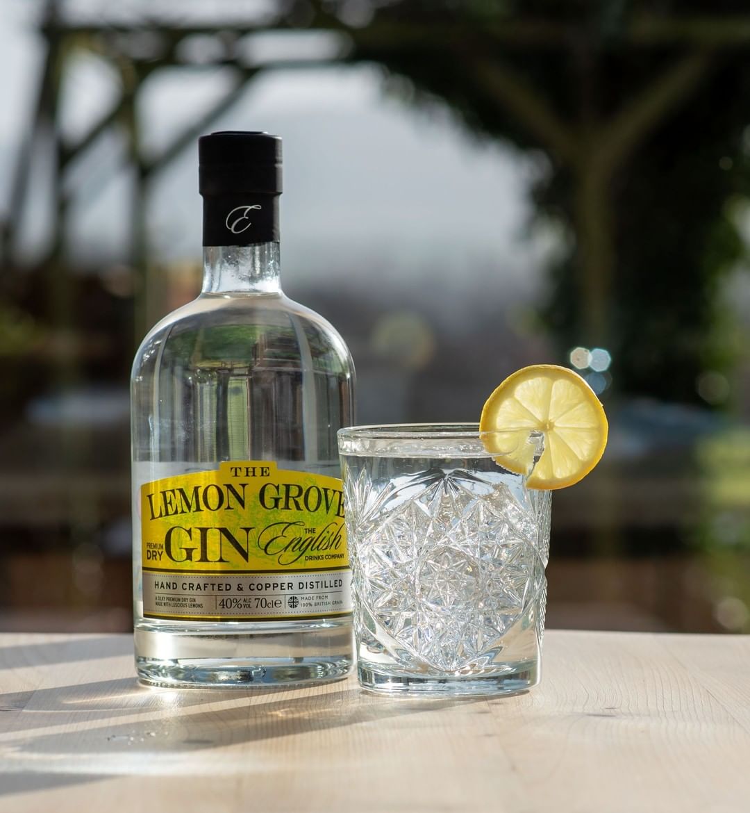 Image of Lemon Grove Gin made in the UK by The English Drinks Company. Buying this product supports a UK business, jobs and the local community
