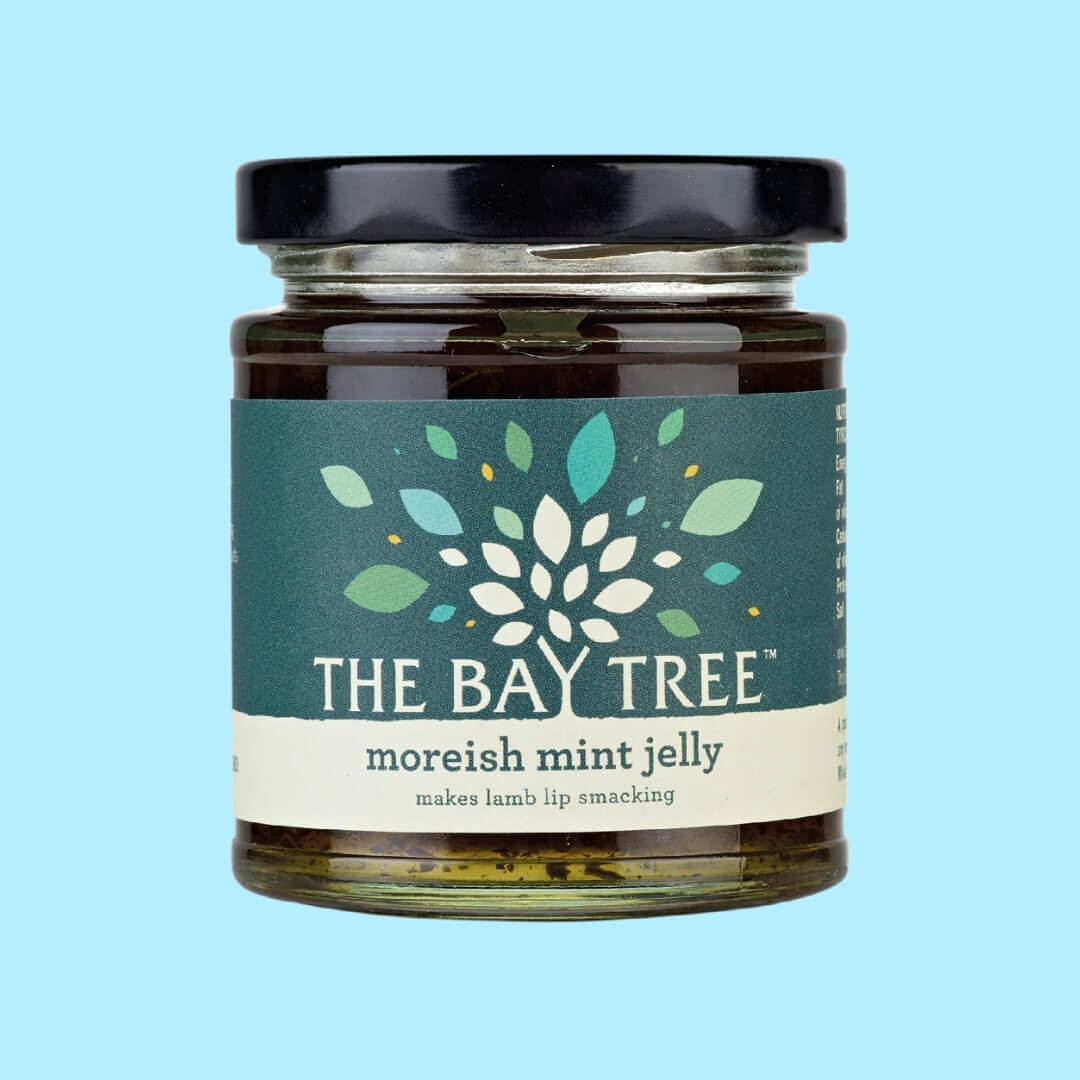 Image of Moreish Mint Jelly made in the UK by The Bay Tree. Buying this product supports a UK business, jobs and the local community