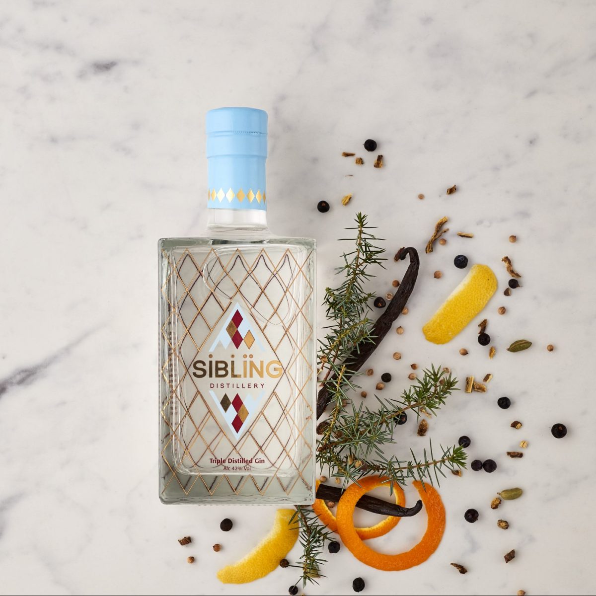 A glimpse of diverse products by Sibling Distillery, supporting the UK economy on YouK.