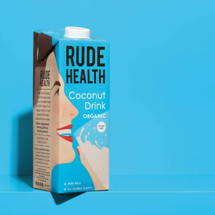 Image of Coconut Drink by Rude Health, designed, produced or made in the UK. Buying this product supports a UK business, jobs and the local community.