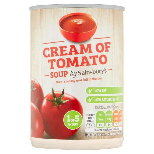 Image of Tomato Soups made in the UK by Sainsbury's. Buying this product supports a UK business, jobs and the local community