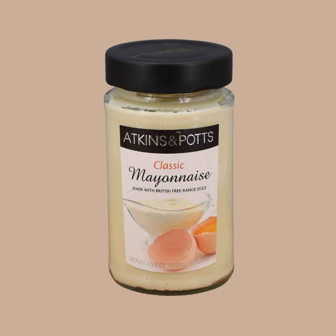 Image of Mayonnaise made in the UK by Atkins & Potts. Buying this product supports a UK business, jobs and the local community