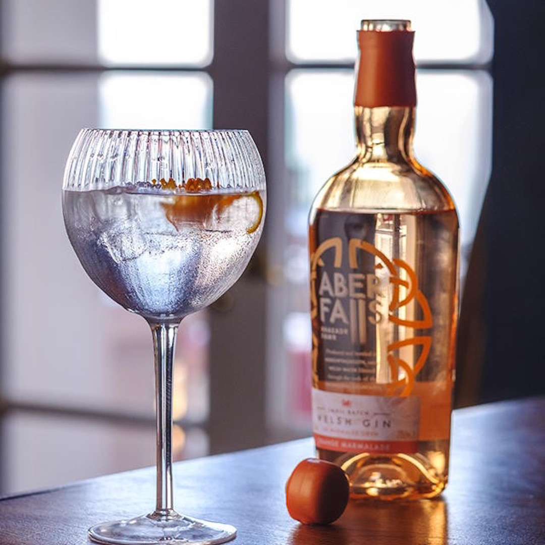 Image of Aber Falls Orange Marmalade Gin by Aber Falls Distillery, designed, produced or made in the UK. Buying this product supports a UK business, jobs and the local community.