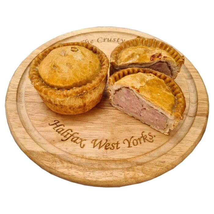 A glimpse of diverse products by The Crusty Pie Company, supporting the UK economy on YouK.